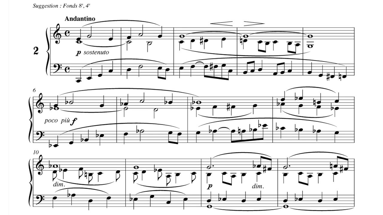 César Franck - L'organiste - Pièce No.2 in C (Andantino)
