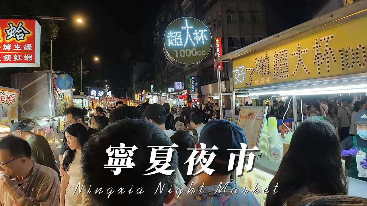 Taiwan / 台北 寧夏夜市 散步 / walk in Ningxia Night Market  2025 Taipei