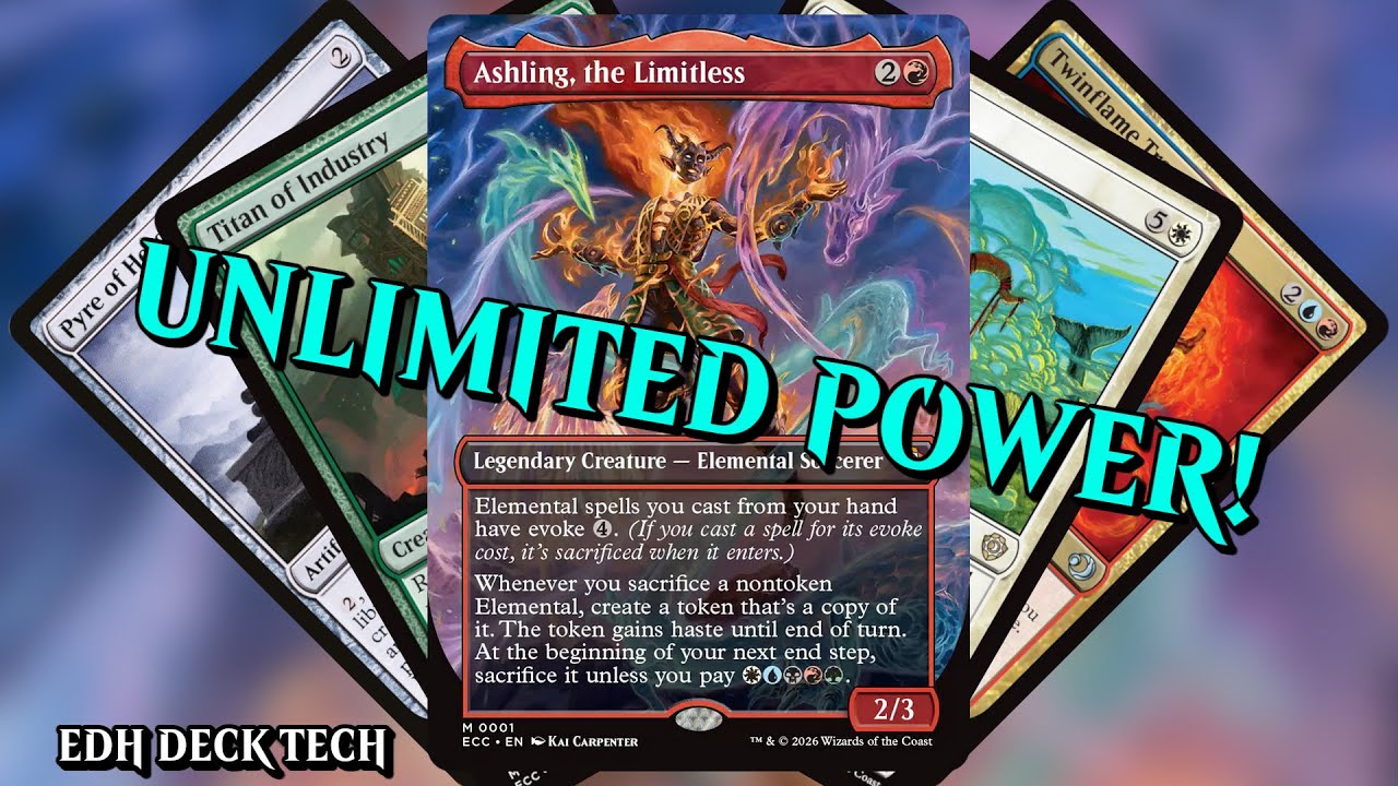 Ashling, the Limitless Commander Deck | MTG EDH Deck Tech (Lorwyn) | UNLIMITED POWER!