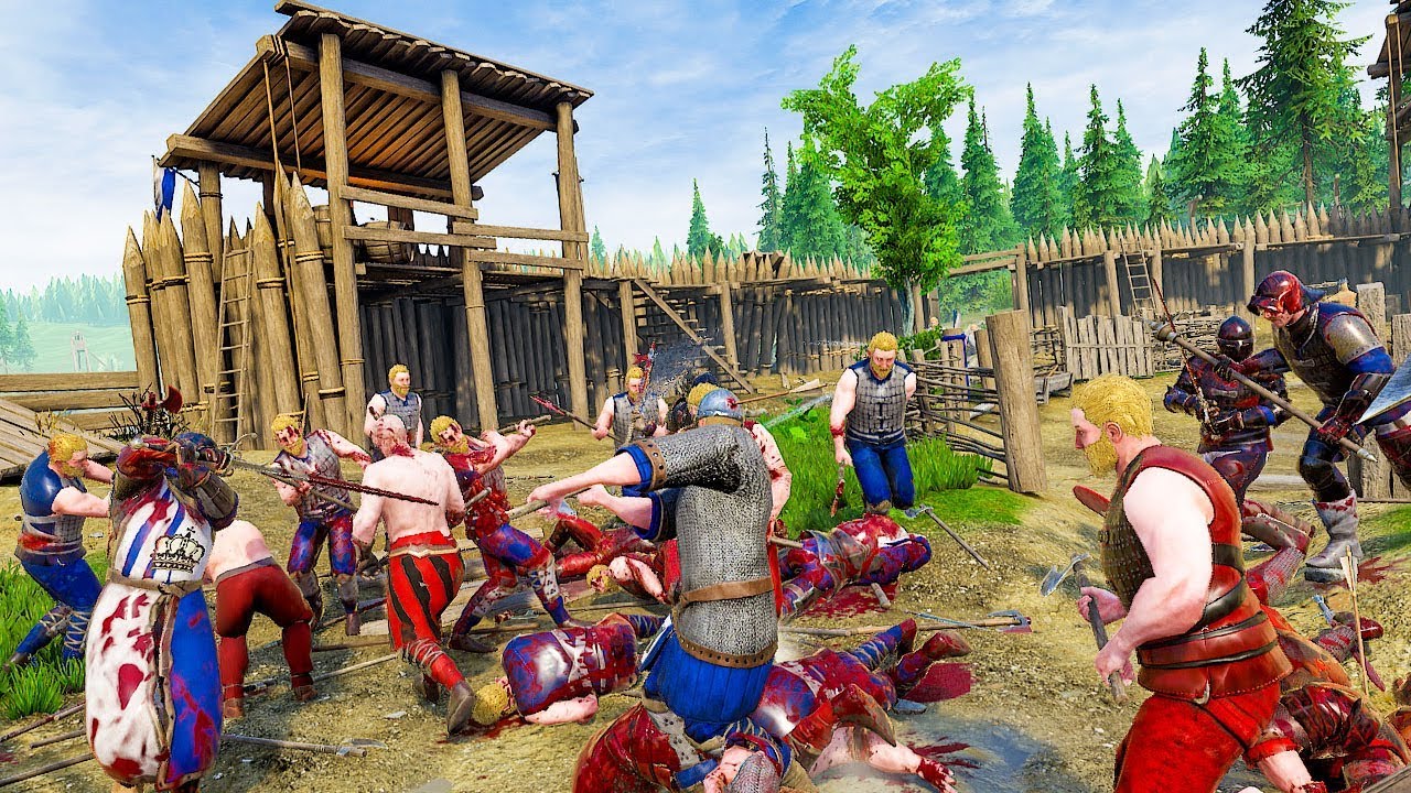 Surviving an Endless Siege with Massive Hordes of Medieval Enemies in Mordhau