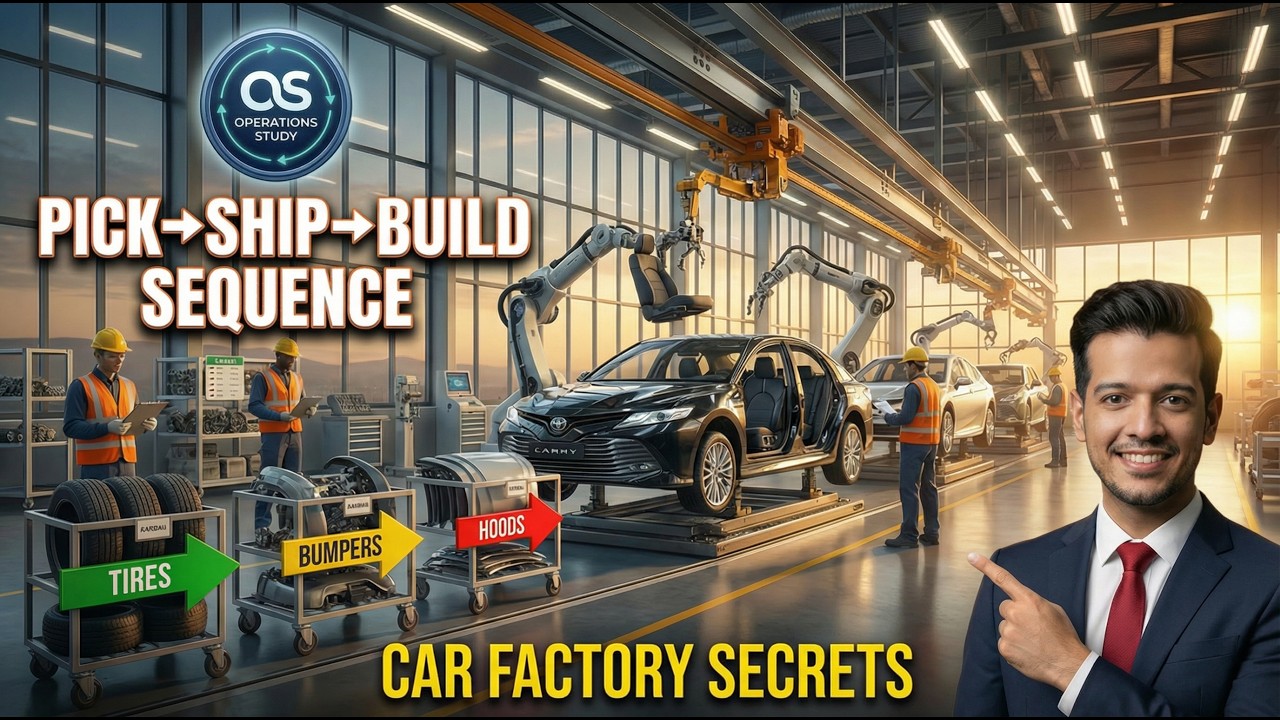 How Car Makers Use Pick–Ship–Build to Sequence (Explained in 8 Minutes)