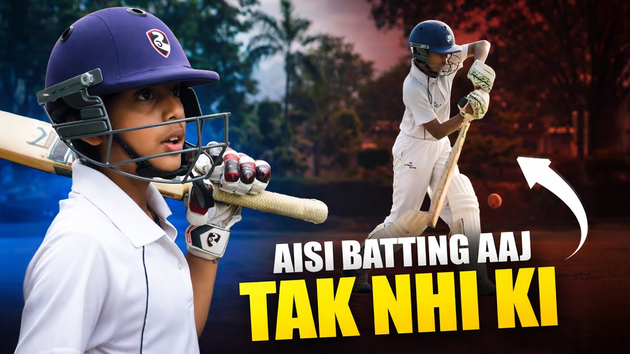 Aisi Batting Aaj Tak Nahi Ki | AAHNIK DHANKAR 
