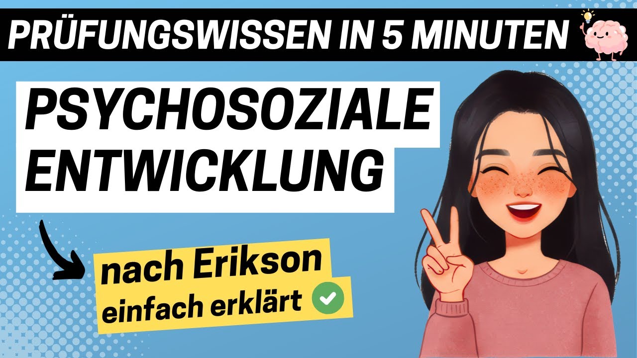 STUFENMODELL nach Erikson - Psychosoziale Entwicklung einfach erklärt (kompakt) | ERZIEHERKANAL
