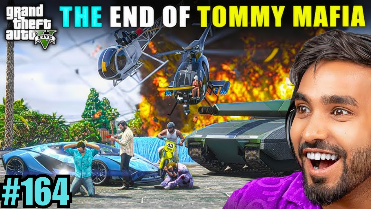 THE END OF TOMMY MAFIA | TECHNO GAMERZ GTA V GAMEPLAY #164