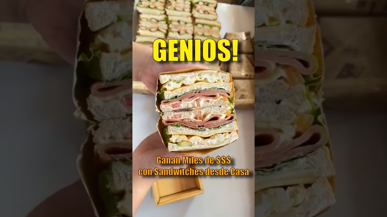 Gana Miles de $$$ con Sandwitches desde Casa 