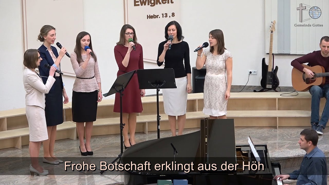 Frohe Botschaft erklingt aus der Höh