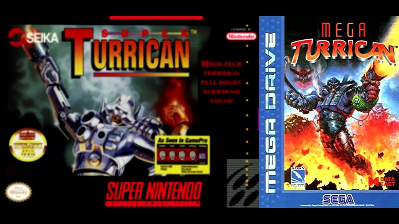 Super Mega Turrican mash up stage 1-1 Snes/Mega Drive