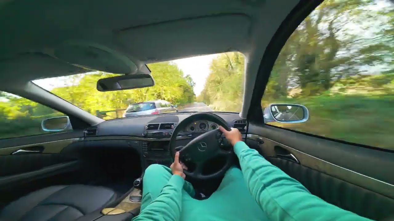W211 Mercedes E320 CDI POV DRIVE |