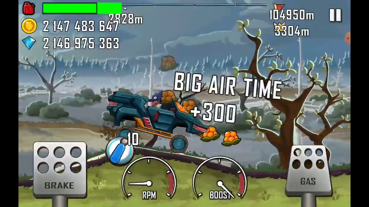 Hill Climb Racing : Mutant & Bogland 4774 m ( New World Record! )