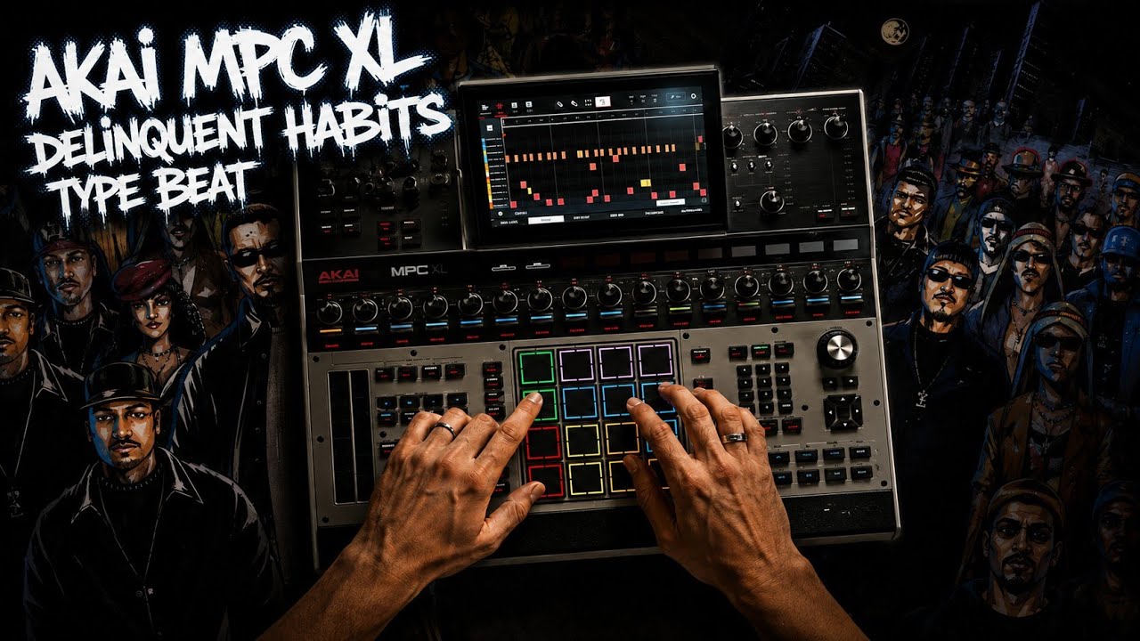 MPC XL  I  Delinquent Habits Type Beat 💃🏻 RAP Boombap