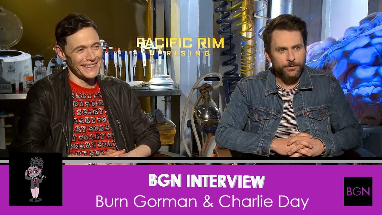 Pacific Rim Uprising - BGN Interview with Burn Gorman, Charlie Day