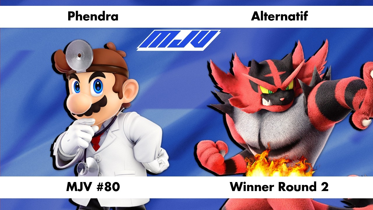 MJV #80 - Phendra (Dr Mario) Vs. Alternatif (Incineroar) - Winner Round 2