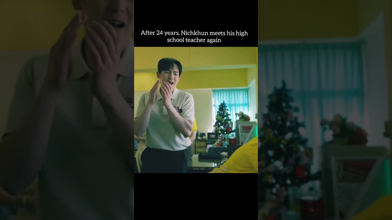 After 24year, Nichkhun meet his high school teacher again 🥰#Nickhun#kpopidol#kpopshorts
