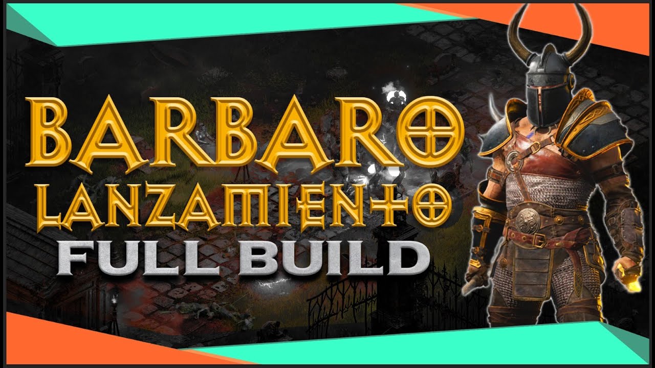 BÁRBARO de LANZAMIENTO - BUILDs DIABLO 2 RESURRECTED | Equipo, Atributos y Habilidades