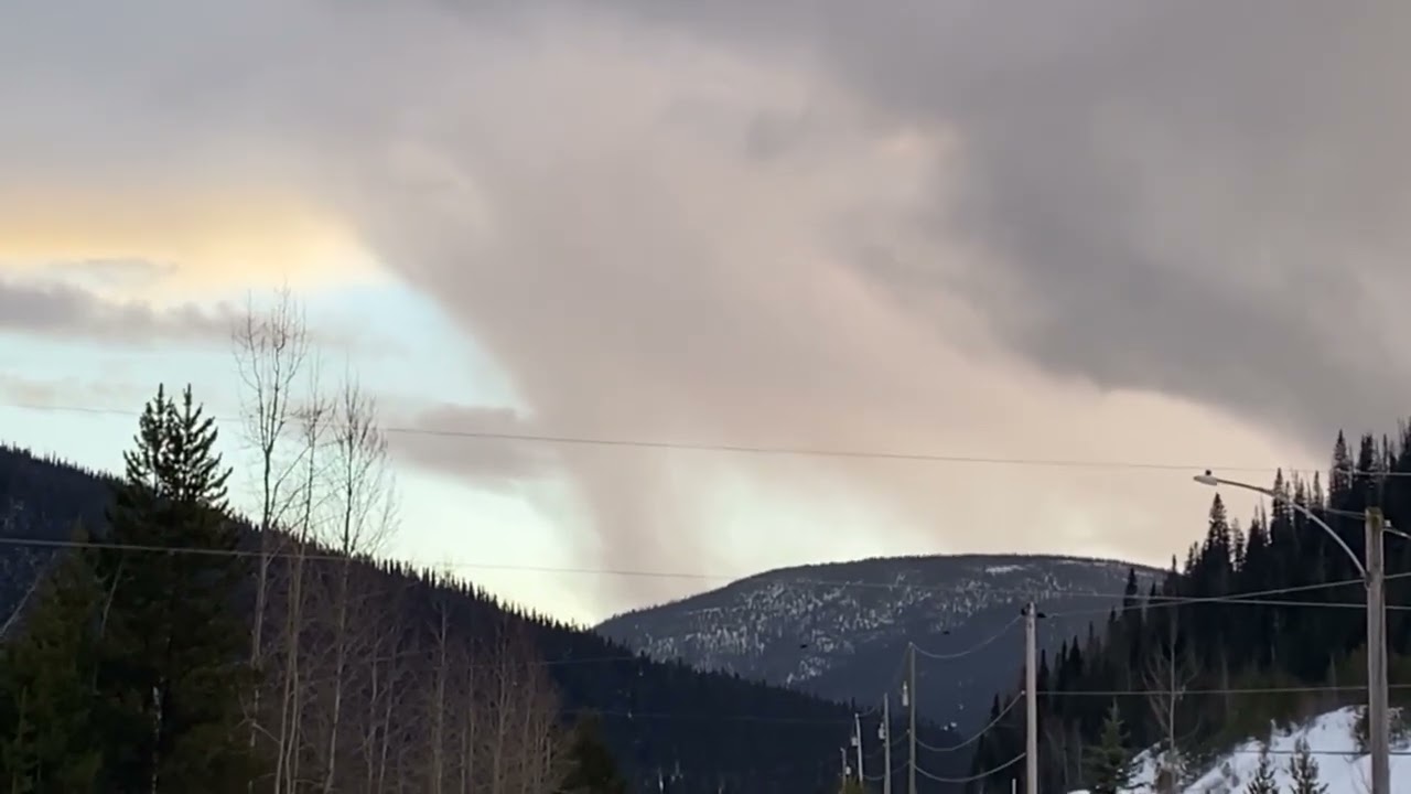 Crazy Cariboo Sunday Thunderstorms Produce Hail and Intense Bursts of Lightning.