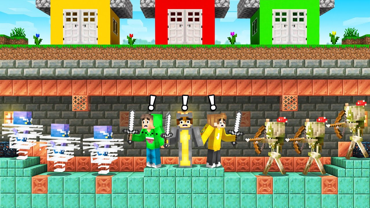 We Found The NEW Trial Chamber Under Squid Island In Minecraft!