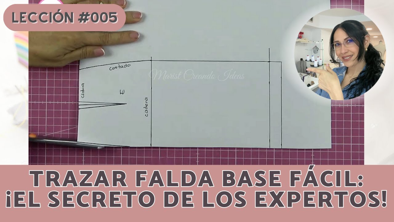 #160 ✅Trazar Faldas Base Fácil✨: El Secreto de los Expertos