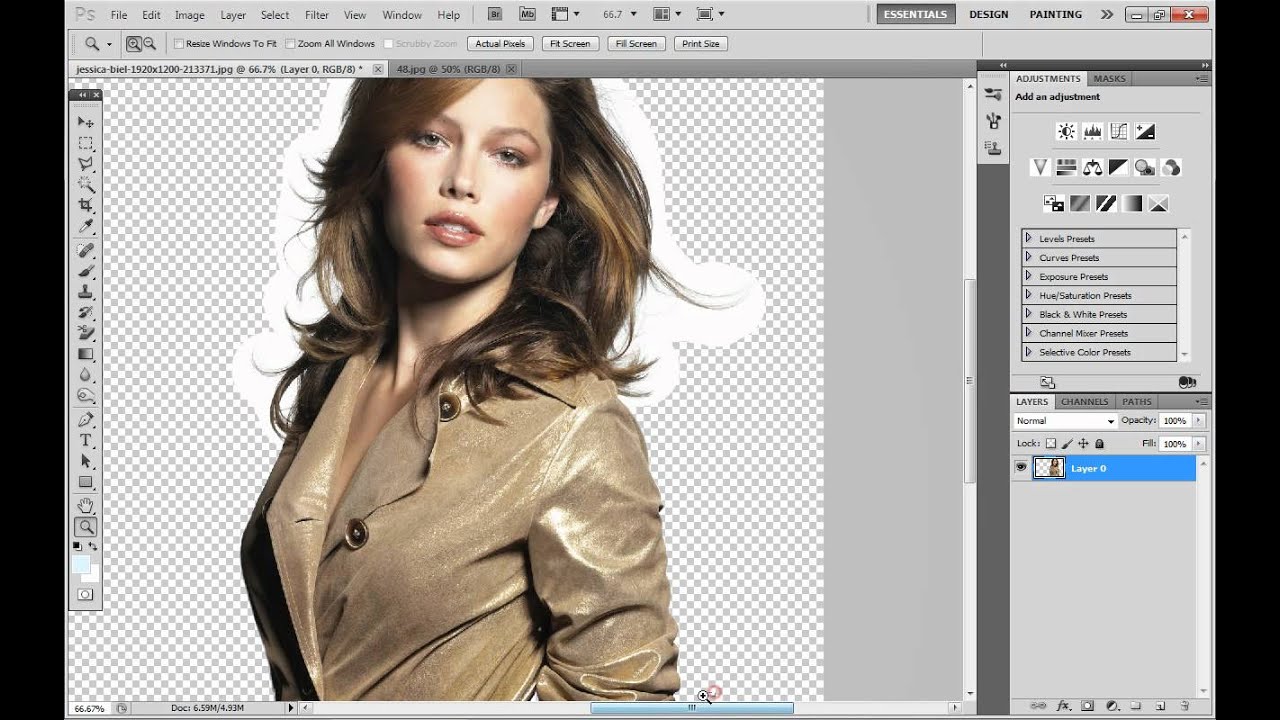 Adobe Photoshop CS5 - How To Remove The Background Of An Image.