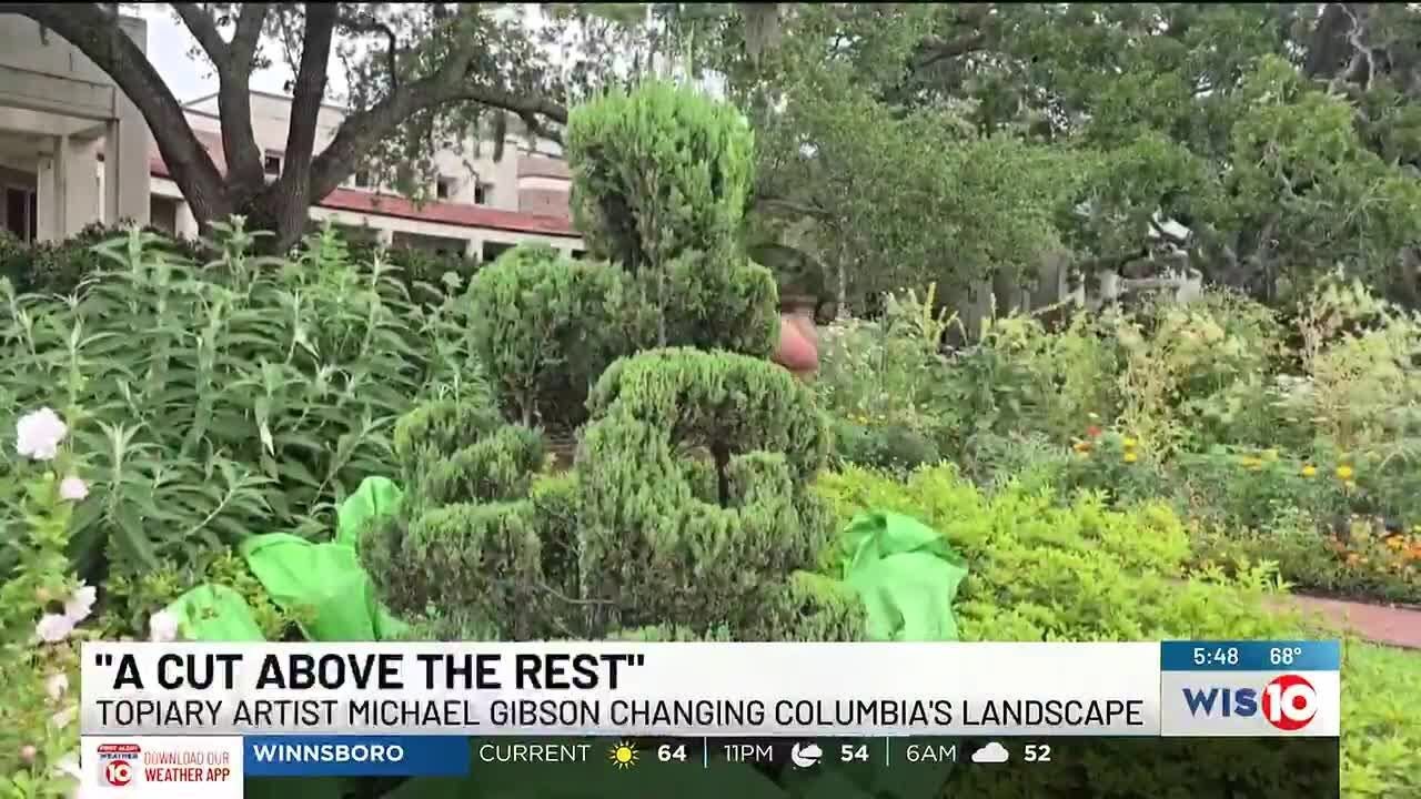 Topiary artist brings unique touch to renovated Finlay Park