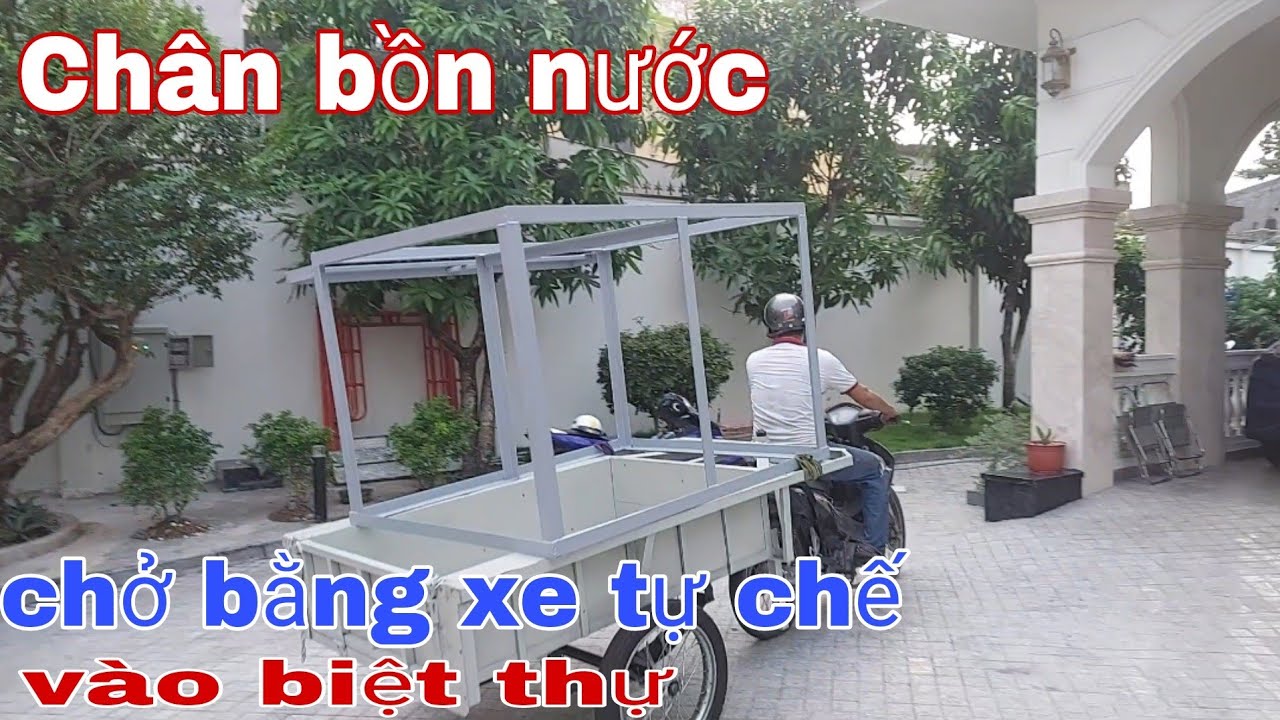 Hàn chân bồn 2000L V5 đơn giản ,chắc chắn .