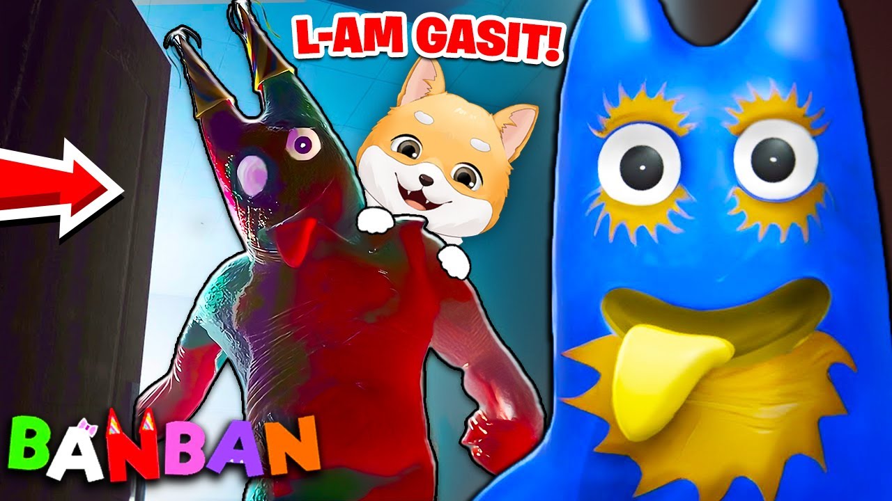 UNDE e BANBAN ALBASTRU cu HACK! Garten of Banban 7 SECRETE