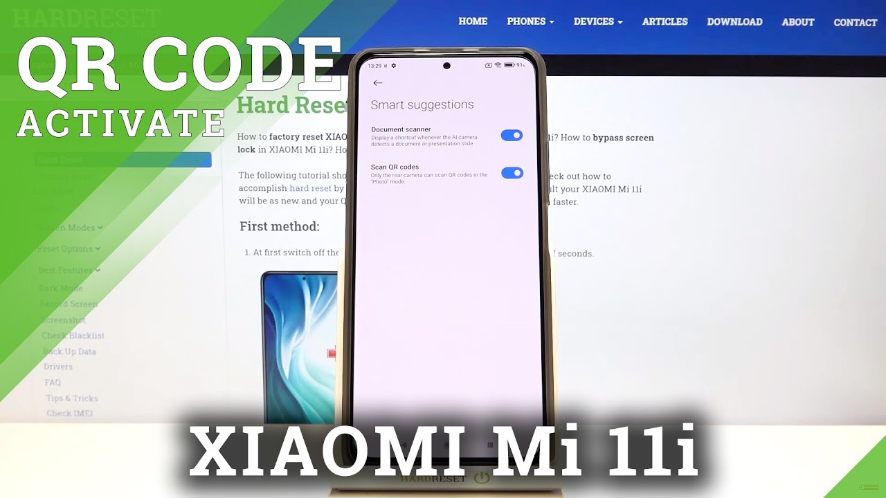 How to Scan QR Codes in XIAOMI Mi 11i – Find QR Scanner