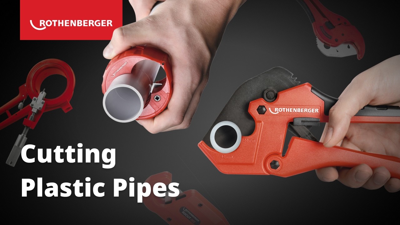 Cutting Plastic Pipes? Easy job with our ROCUT Portfolio