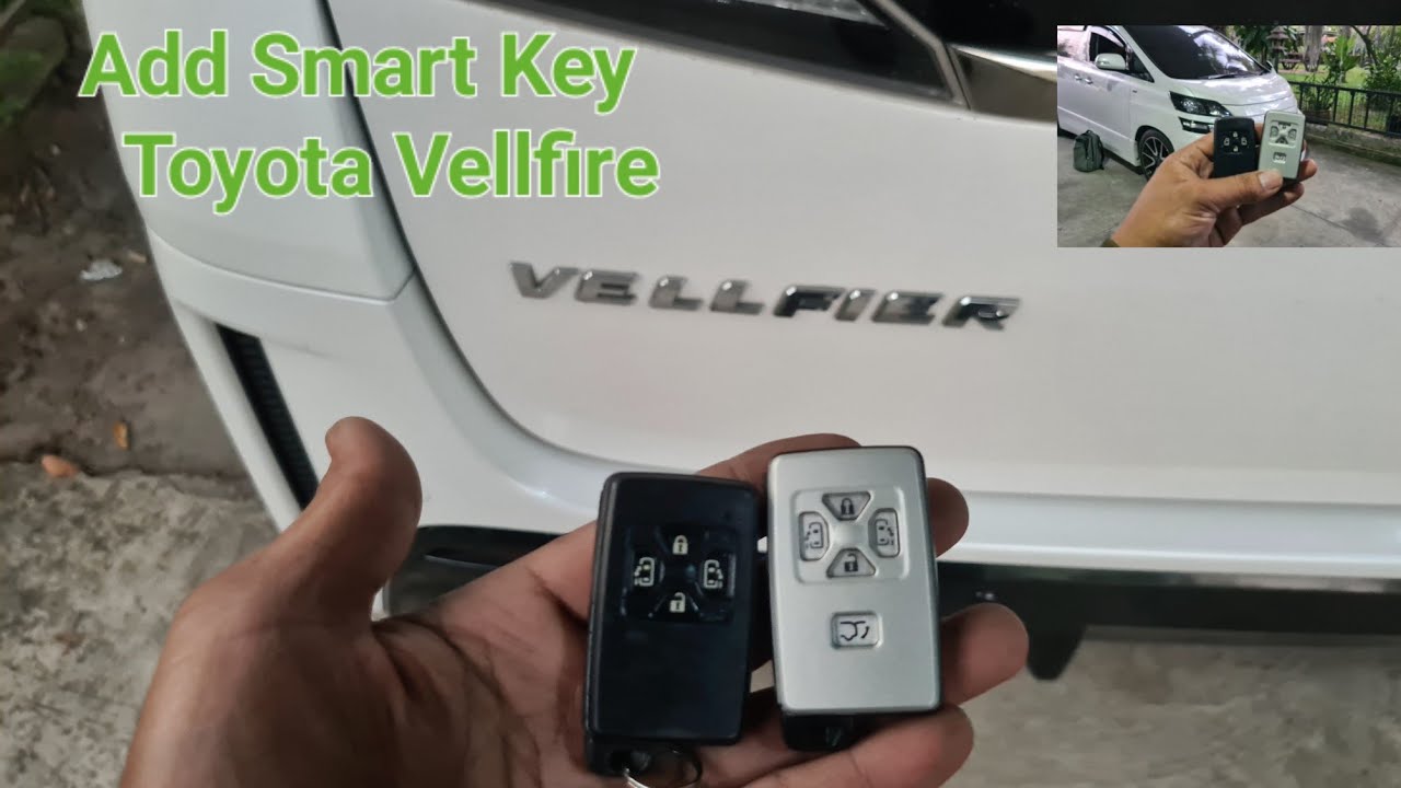 Add Smart Key Toyota Vellfire.                       by Autel im508.
