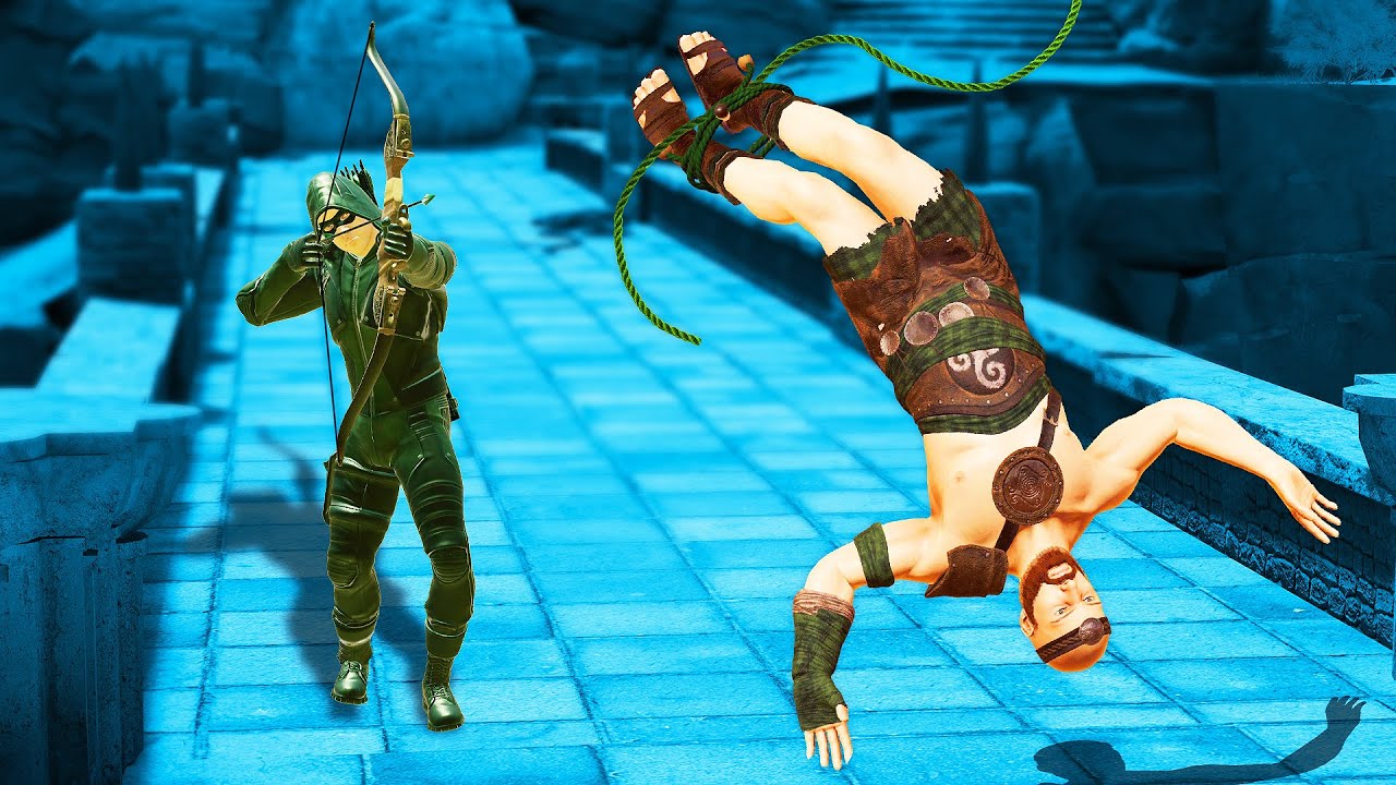 Using Overpowered GREEN ARROW Powers to Destroy my Enemies... (Blade and Sorcery Mods)