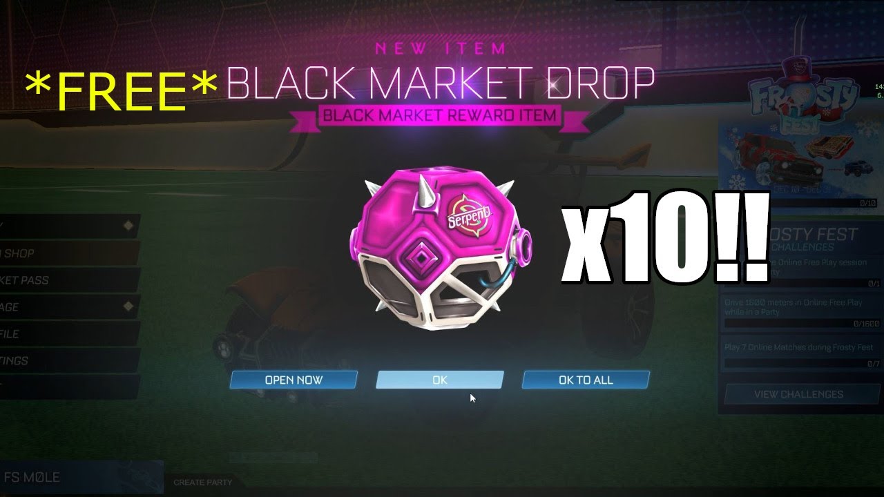 NEW FREE *BLACKMARKET* DROPS!!! OPENING 10+ 20 EXOTIC DROPS