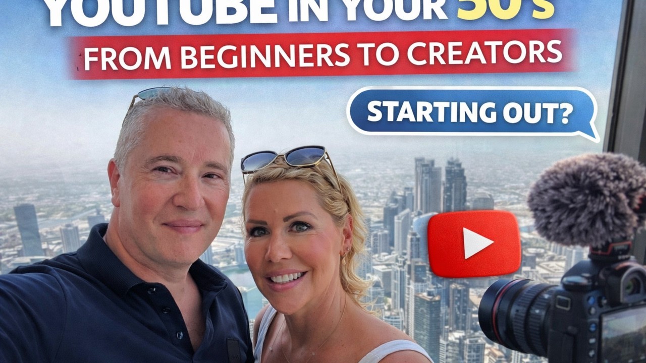 Making Our First YouTube Intro on iMovie | Total Beginners in their 50's Figure It Out
