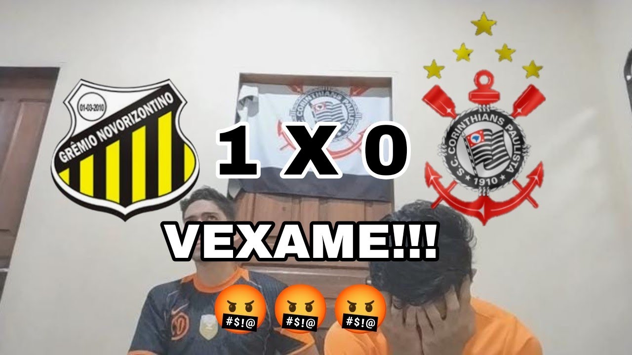 REACT NOVO HORIZONTINO 1 X 0 CORINTHIANS - CAMPEONATO PAULISTA 2026 - VEXAME!!🤬🤬