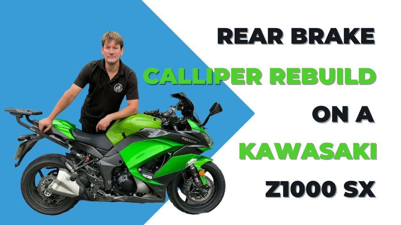 Rear Brake Calliper Rebuild on a  Kawasaki Z1000 SX Motorbike