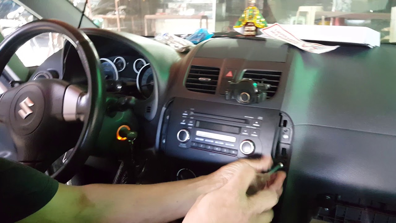 Suzuki sx4 / stereo panel removal / jeff tan tutorial