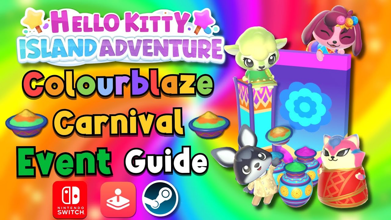 Get Colorblaze Powder EASILY - Colorblaze Carnival Event Guide For Hello Kitty Island Adventure