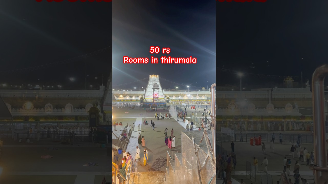 50 rs rooms in thirumala temple || 😍❤️ offline room booking tirupati #shorts #rooms #tirumala
