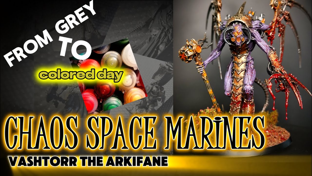 How to Paint Vashtorr the Arkifane — Daemon Engine Lord of Chaos | Warhammer 40K