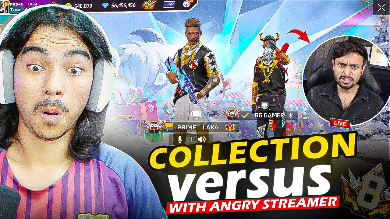 Collection Verses Prank With Angry Youtuber😡 Kalwa Adam vs Pro Youtuber - Garena freefire