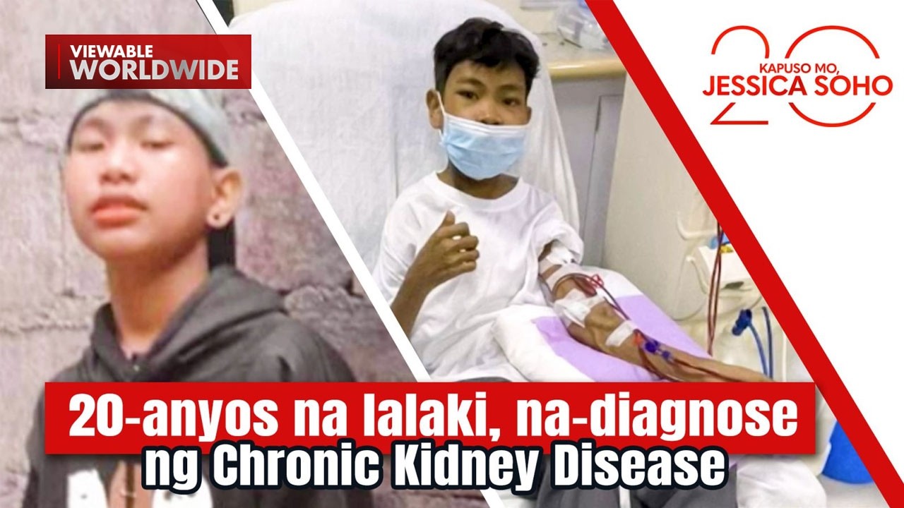 20-anyos na lalaki, na-diagnose ng Chronic Kidney Disease | Kapuso Mo, Jessica Soho