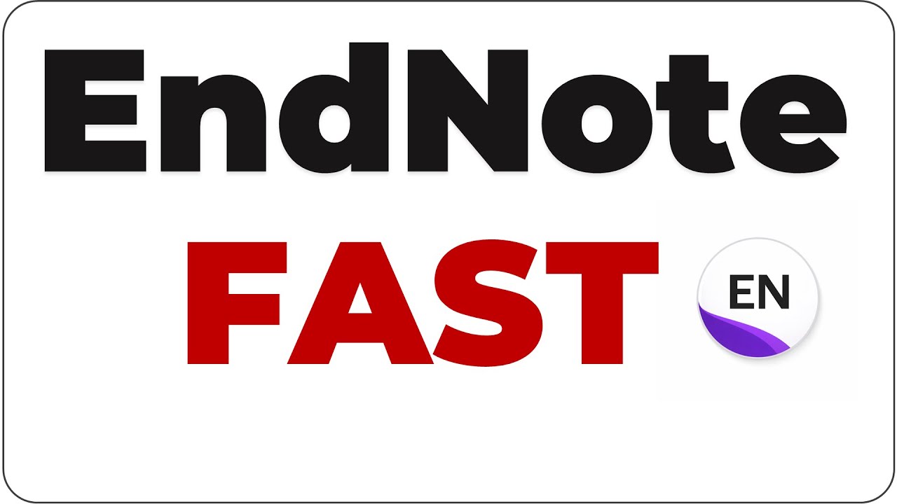 EndNote FAST | How to Use EndNote in 2 Minutes (Quick Tutorial)