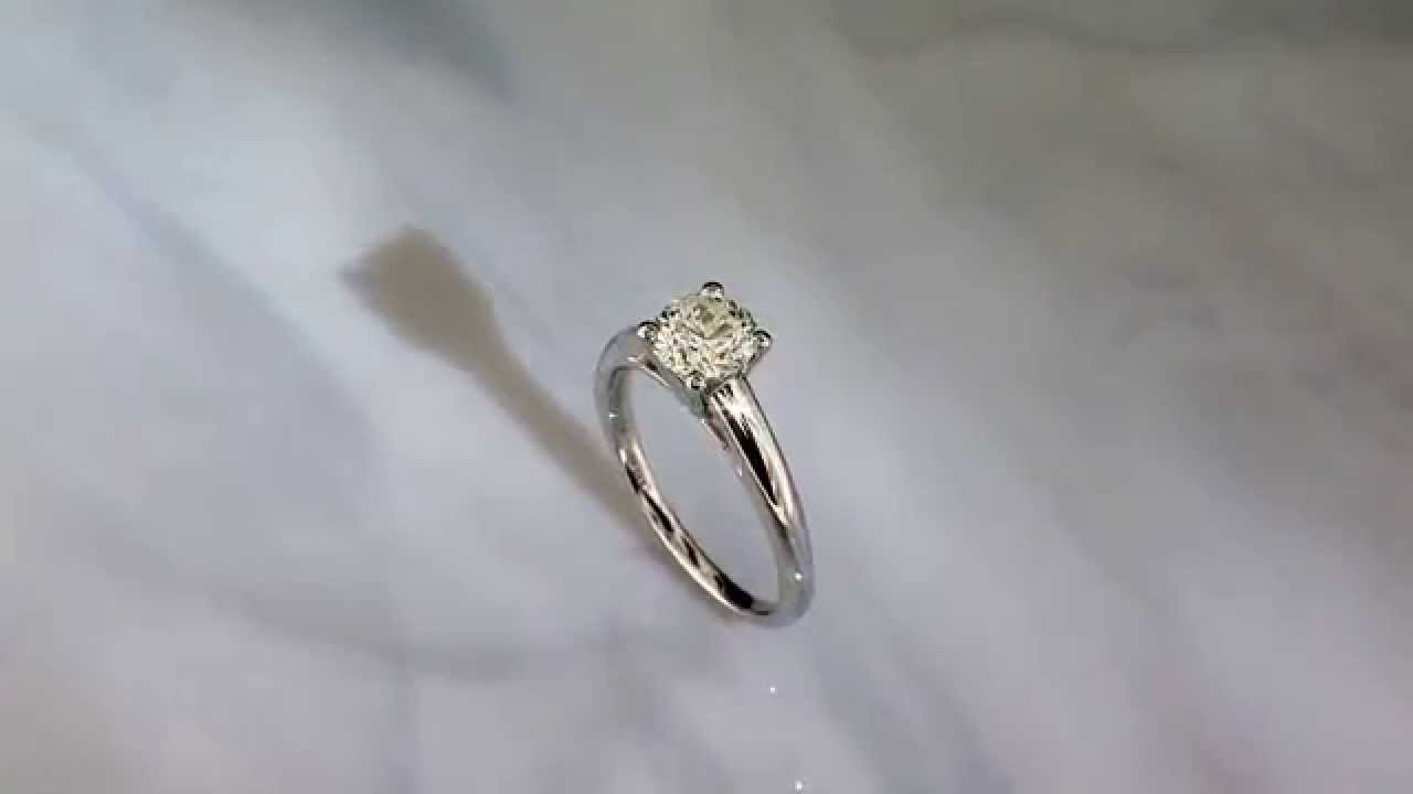 Canadian Ice Diamond Solitaire Engagement Ring by Rogers & Hollands Jewelers