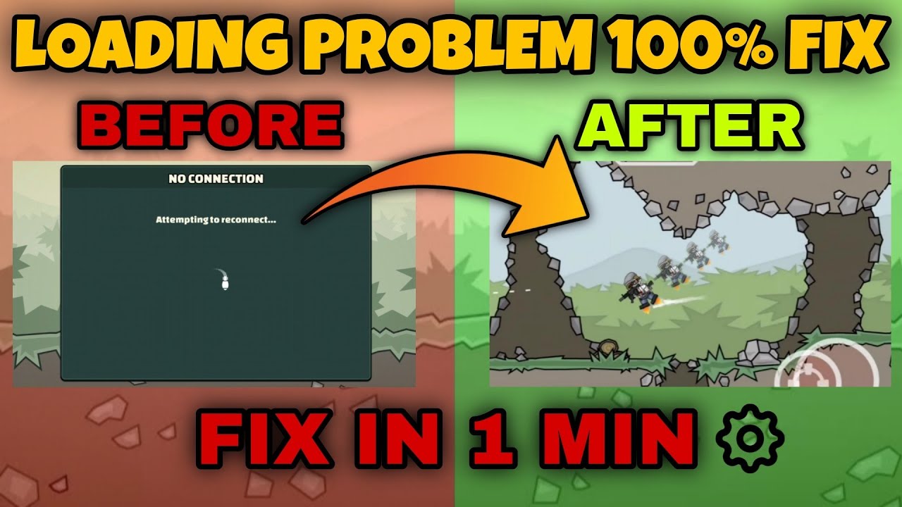 How To Fix Loading Problem in Mini Militia 100% 🤯