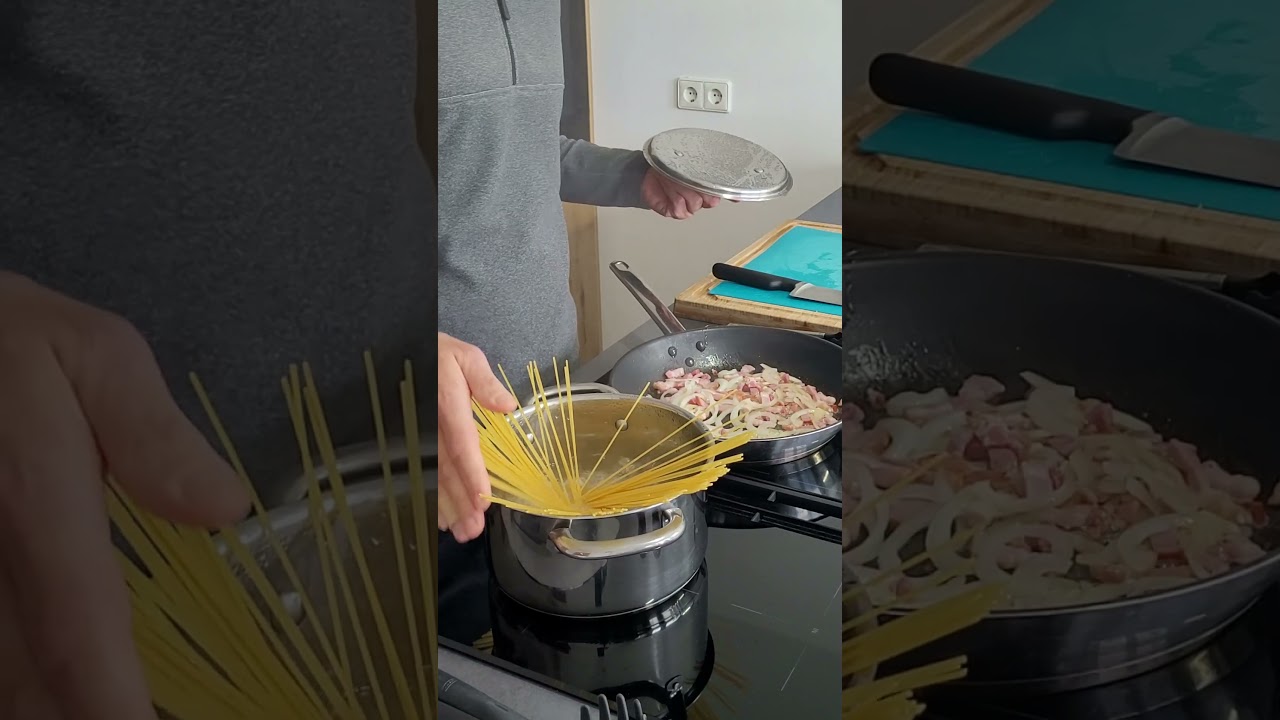 Spaghetti inspiriert von Carbonara - 15 Minuten Gericht #meierskochtipps #rezept #teammarietta