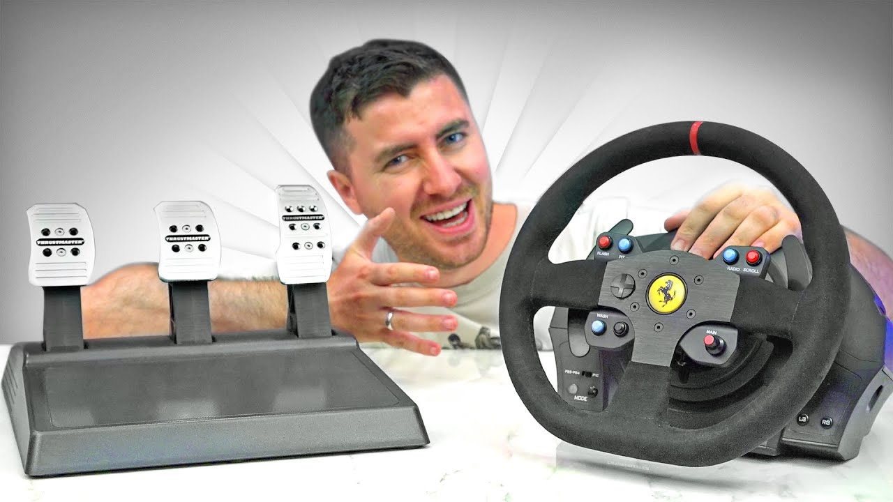 AŞŞŞIRI EĞLENCELİ YENİ Direksiyon Setim: Thrustmaster T300 Ferrari Alcantara