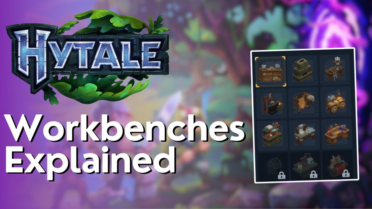 Все верстаки в Hytale: подробное описание.