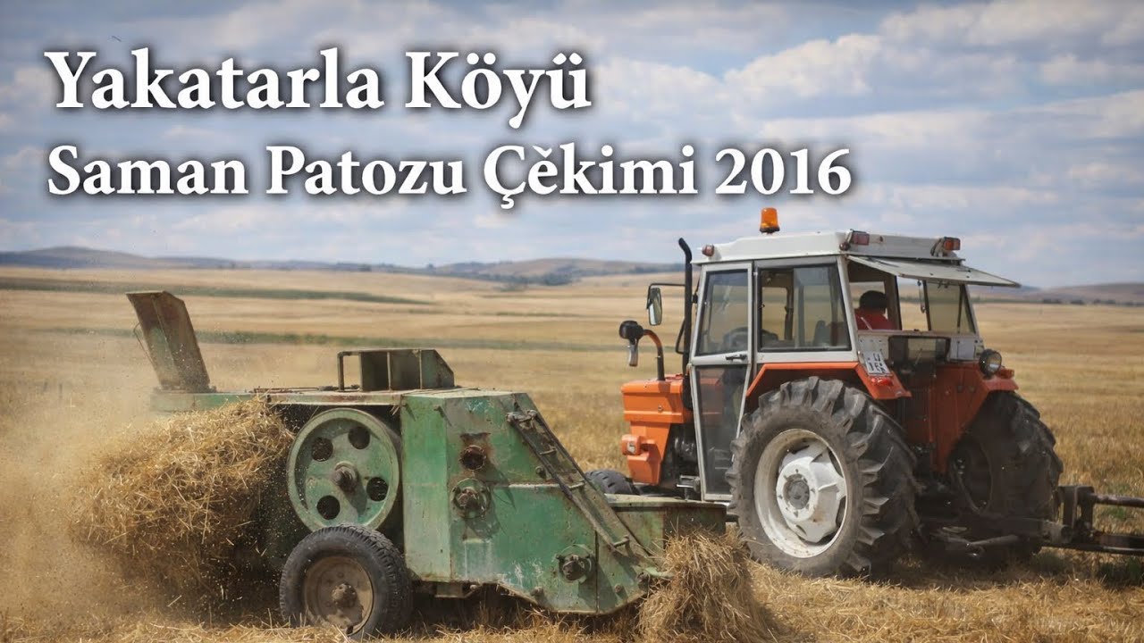 Yakatarla K&ouml;y&uuml; Saman Patozu &Ccedil;ekimi 2016