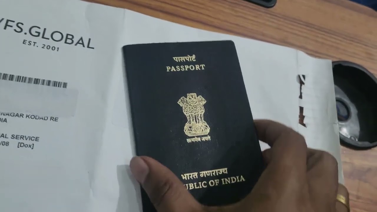 Latvia visa passport delivery from VFS global.