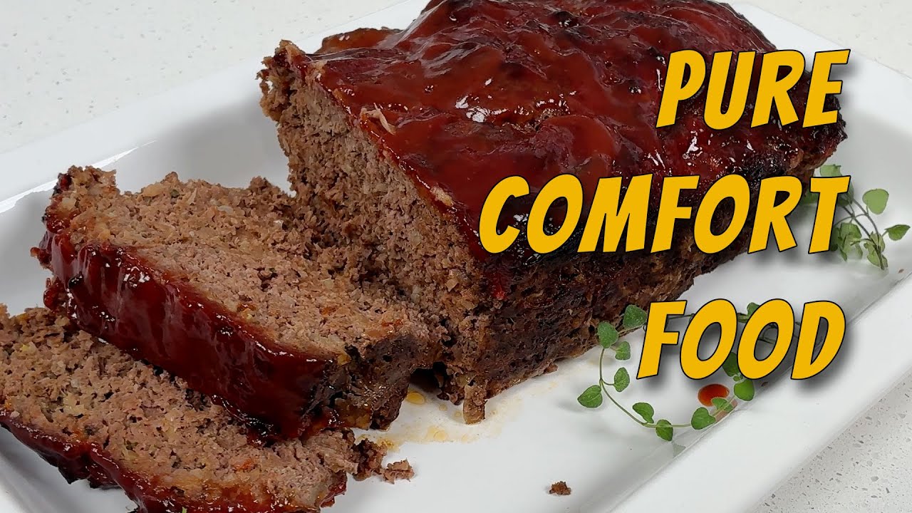 Classic Meatloaf with a Sweet & Tangy Glaze