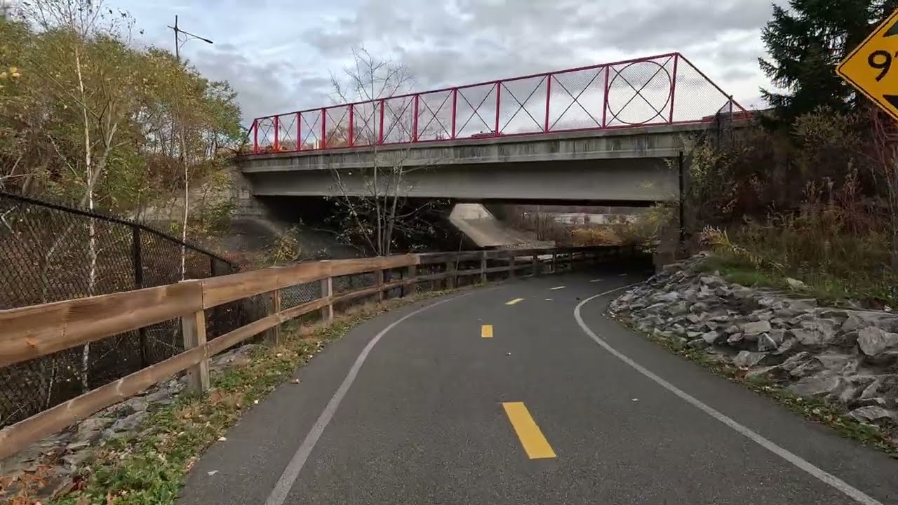Blackstone River Bikeway - Massachusetts Segment - Milbury, MA ←→  Worcester, MA