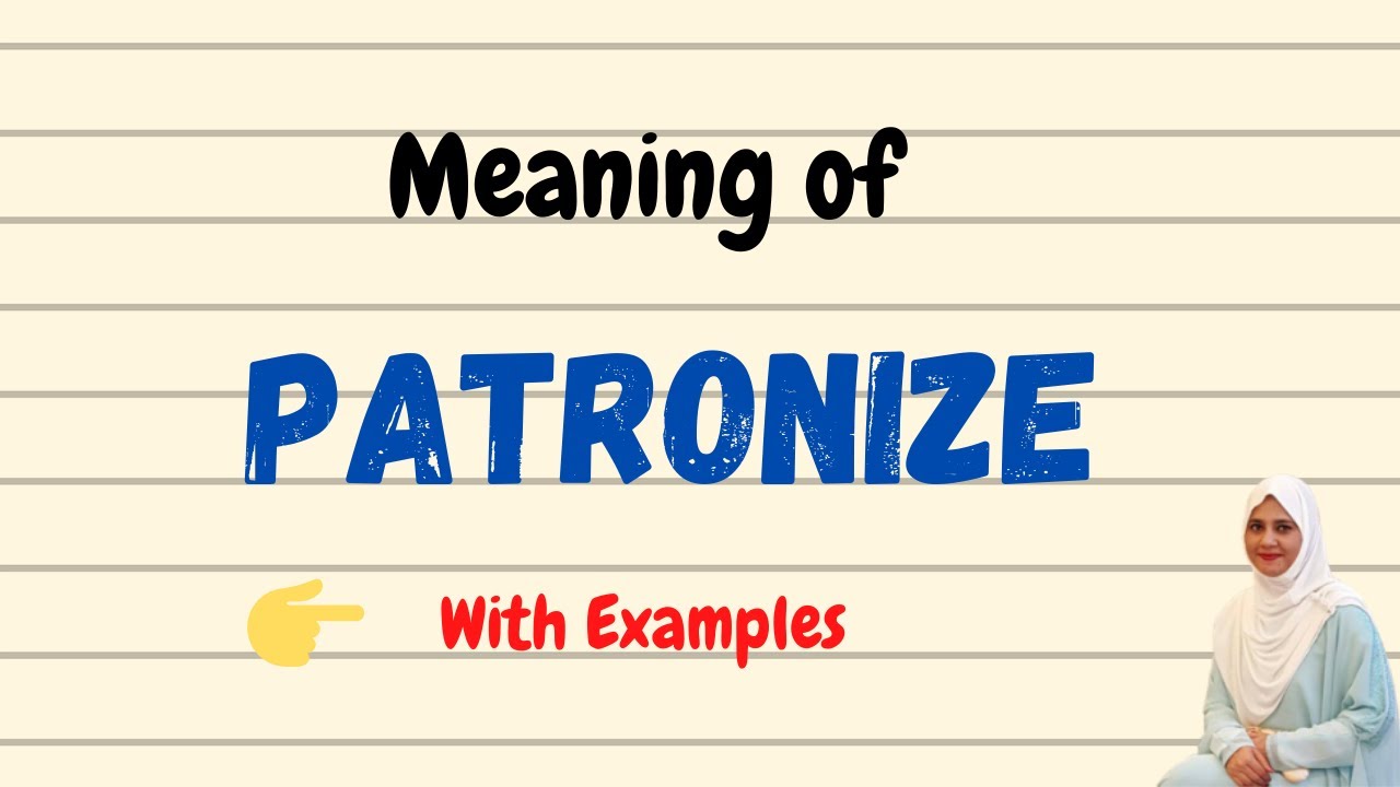 Daily vocabulary | Patronize Meaning | Vocabgram